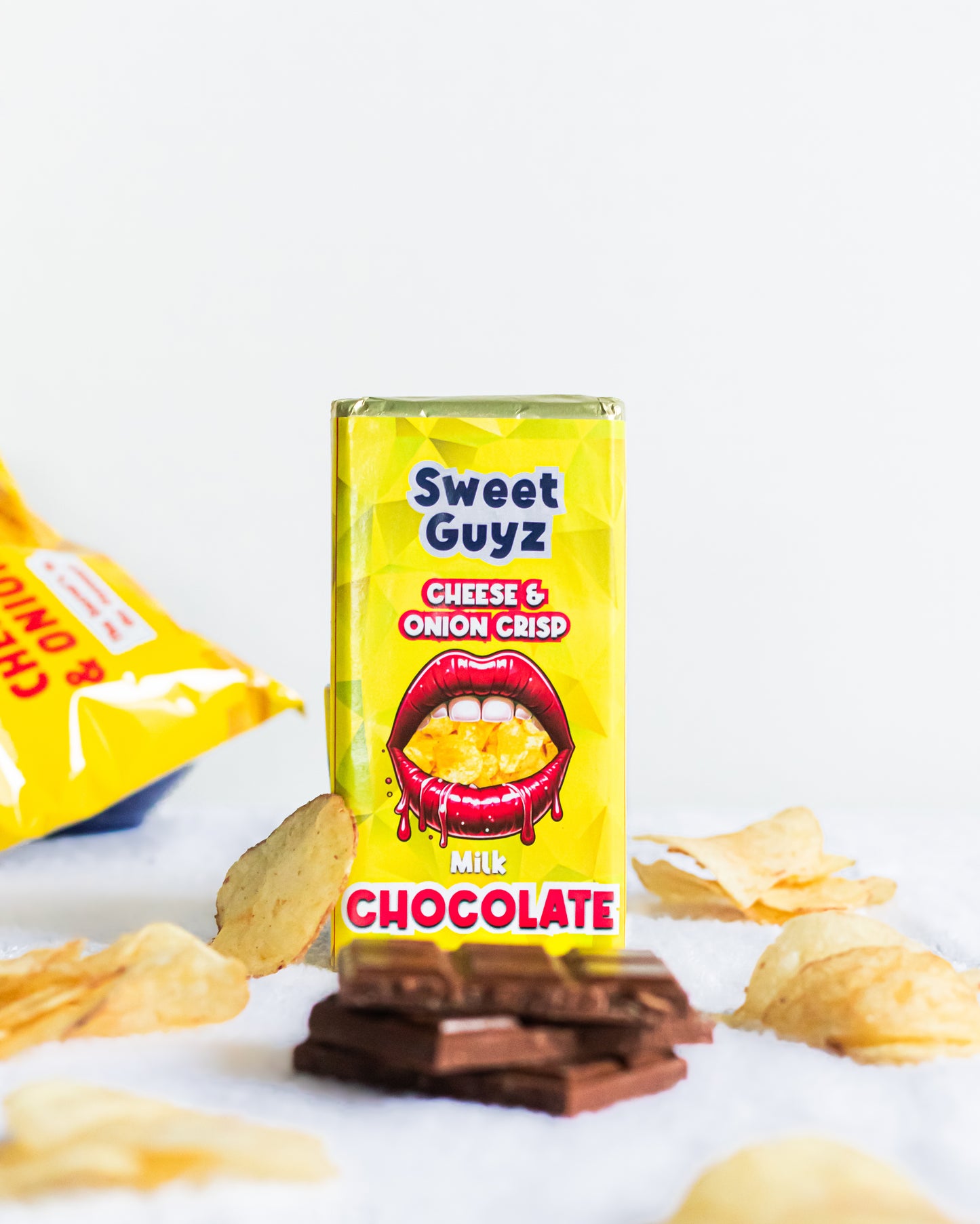 Sweet Guyz – Cheese & Onion Chocolate Bar
