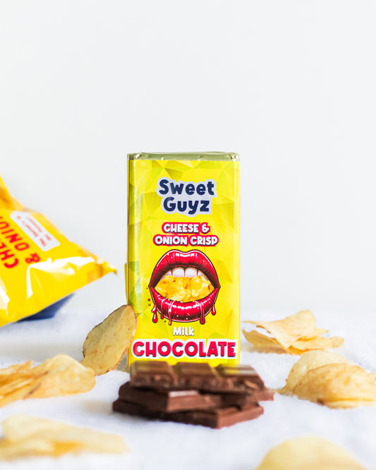 Sweet Guyz – Cheese & Onion Chocolate Bar