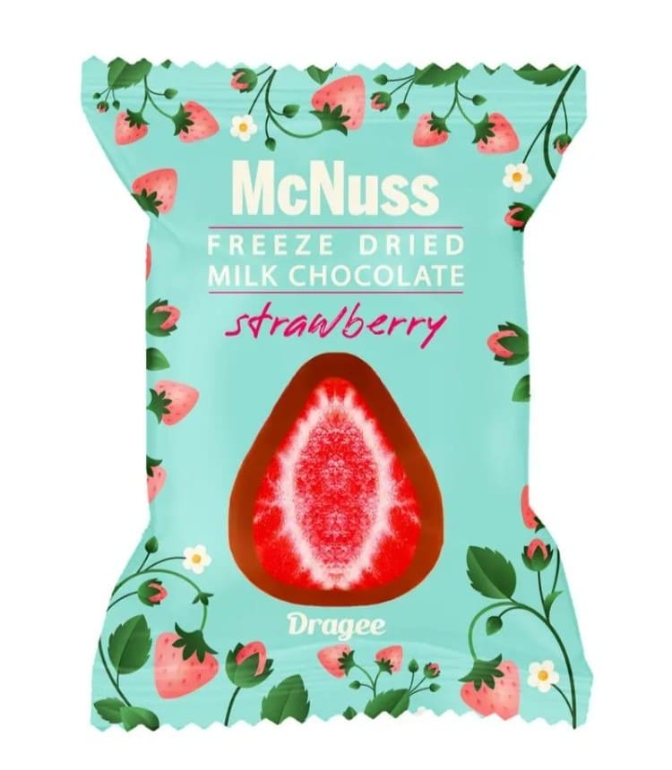 McNuss Freeze Dried Milk Chocolate – Strawberry